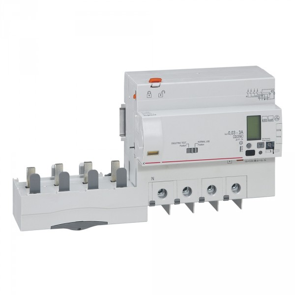 Legrand 410659 bloc différentiel adaptable dx³-à vis-4p- 400v~-mesure