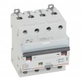 Disjoncteur différentiel monobloc dx³ 6000 -vis- 4p- 400v~ -20a-typea-30ma-10ka-courbe c-départ