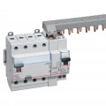 Interrupteur différentiel DX3 - id - vis/auto - 4p - 400v~ - 63a - type ac - 30ma - départ haut