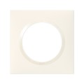 Plaque Legrand Dooxie carrée 1 poste finition blanc
