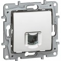 Prise RJ45 multimédia Legrand Niloé - tél, info, tv - STP - cat. 6 - pur