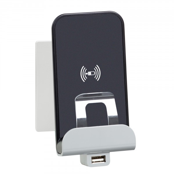 Chargeur à induction Legrand Niloé avec prise USB Type-A
