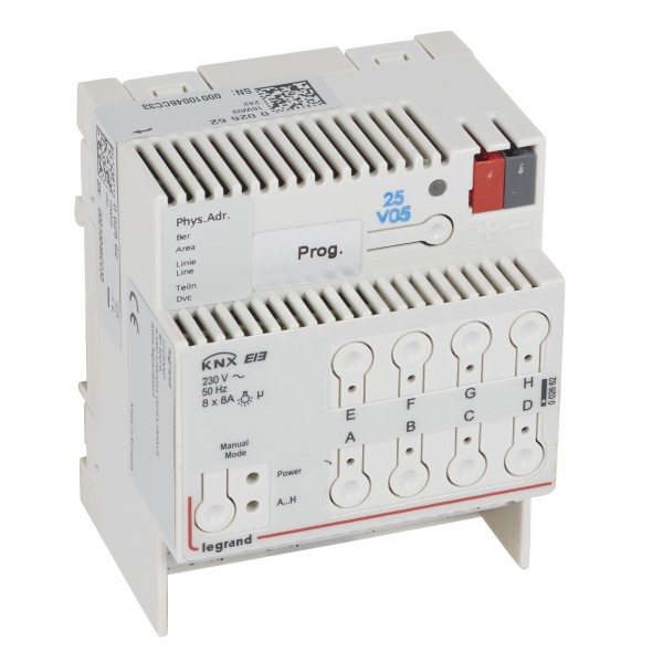Legrand 002662 Contrôleur modulaire BUS/KNX - ON/OFF - 8 sorties 8 A ...