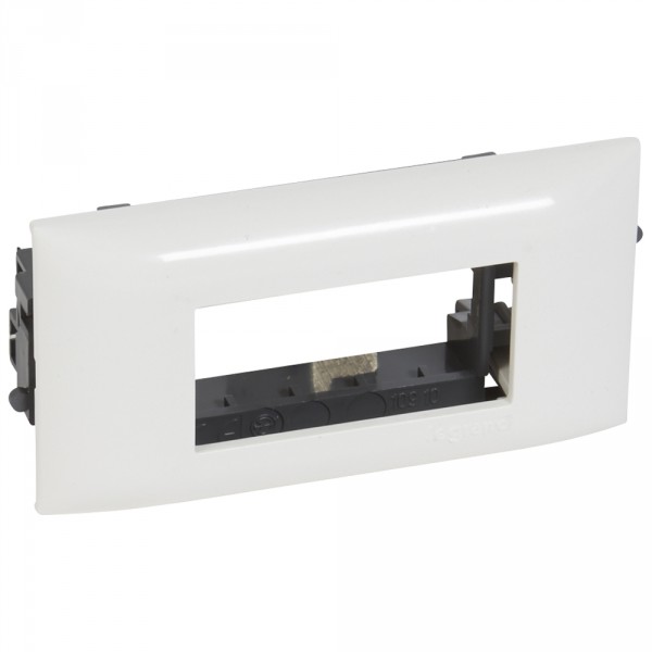 Legrand 11204 - Support MOSAIC pour Goulotte DLP couv 65 mm 4 modules
