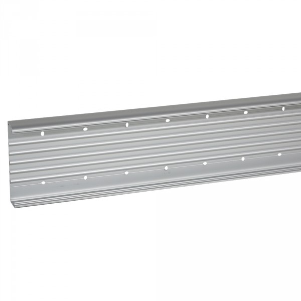 Goulotte DLP aluminium 50 x 195 mm - sans couvercle larg. 85 - 2 comp - L. 2 m (Prix au mètre)