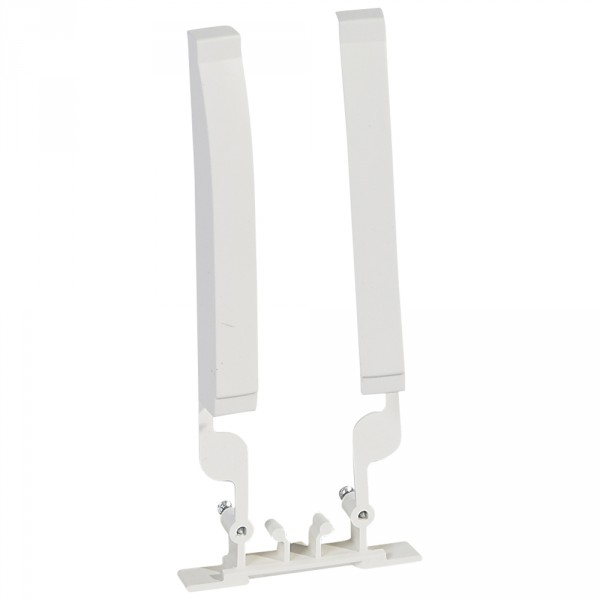 Jeu de 2 embouts DLP Legrand - pour plinthe 82x12,5mm - Gauche-droite - Encliquetable - Plastique - Blanc