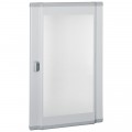 Porte galbée vitrée XL3 160/400 - pour coffret et armoire H 900 mm