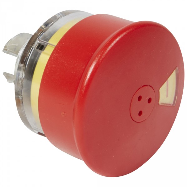 Osmoz compo - coup de poing Ø54 EN 418 visu O-I - pousser-tirer - rouge