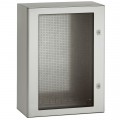 Coffret Atlantic inox - IP66 IK10 - 800x600x300 mm - avec porte vitrée