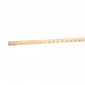Barre cuivre plate rigide - 18x4 mm - 245/200 A admissibles - L. 990 mm