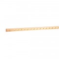 Barre cuivre plate rigide - 25x4 mm - 280/250 A admissibles - L. 990 mm