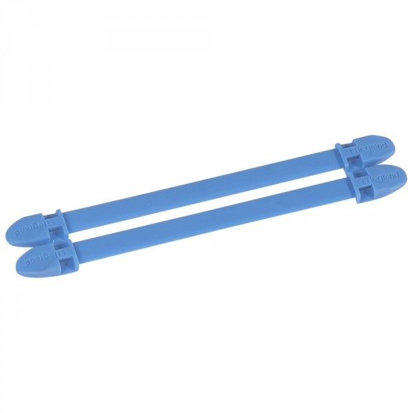 Porte-repères Duplix - 14 caractères - bleu