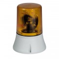 Feu tournant signalisation 1500 candelas - IP 65 - IK 10 - 230 V~ - orange
