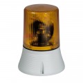 Feu clignotant / fixe 55 candelas - IP 65 - IK 10 - 12 à 48 V= - orange