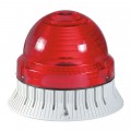 Feu clignotant / fixe 55 candelas - IP 54 - IK 10 - 12 à 48 V= - rouge