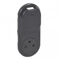 Enjoliveur graphite Legrand Céliane pour prise 2P+T surface et chargeur USB