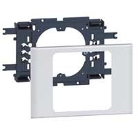 Support universel - DLP aluminium couv larg. 85 - 1 poste