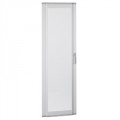 Porte galbée vitrée XL3 160/400 - pour coffret et armoire H 1050 mm