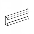 Barre en C - 40x20 mm - section 155 mm² - 500/400 A admissibles - L. 1780 mm