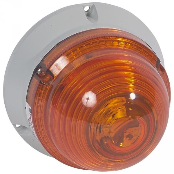 Feu à Led clignotant / fixe 55 candelas - 24 V~/= - orange - Legrand - 041309