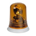 Feu tournant signalisation 10 000 candelas - IP 55 - IK 08 - 230 V~ - orange