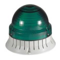 Feu clignotant / fixe 55 candelas - IP 54 - IK 10 - 24 à 230 V~ - vert