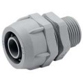 Raccord mâle droit pour conduit flexible rta PVC Ø ext 36,5 - ISO 32