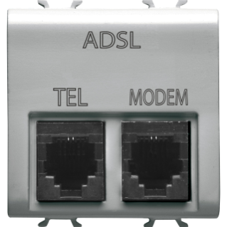 Conn. Rj11 Doppio Con Filtro Adsl Ch/ti