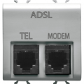 Conn. Rj11 Doppio Con Filtro Adsl Ch/ti