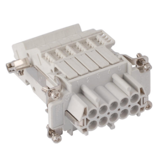 Insert fem.À bornier gau. 10p+t 16a 500v
