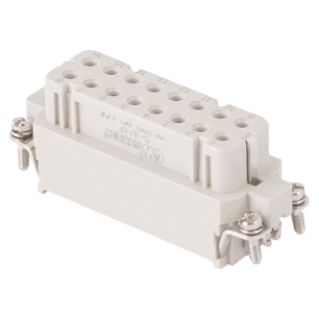 Ins.fem.66x16 16p+t 16a 250v sertir
