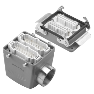 Conn.77x62 32p+t 16a 500v enc/l pg36