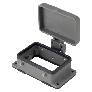 Embase enc.std.66x40 4 pivots+couvercle
