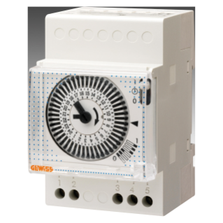 Interrupteur Horaires Electromec1 Can.3m - Gewiss - GW96831