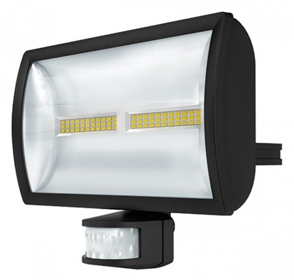 Theben 1020916 spot led extérieur avec détecteur de mouvement theleda e30 bk noir