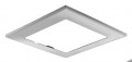 Cadre de recouvrement 123x123 mm argent