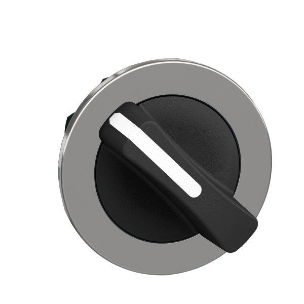 Harmony xb4 - tête bouton tournant à manette - ø22 - flush - 2 pos à rap. - noir