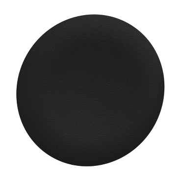 Black plain cap for flush push button