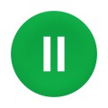 Harmony - capsule pr bouton poussoir - ø22 - affleurant lisse - 'ii' - vert