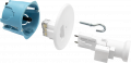 Kit de Point de Centre DCL XL PRO EUR’OHM - pour Cloison Sèche - Diamètre 67 mm - avec Douille E27