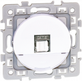 Prise Blanche RJ45 Square Eur’Ohm – Grade 3 - Catégorie 6