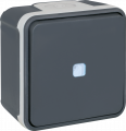Bouton Poussoir 10A Oxxo Eur'ohm - 250 V - à Bornes Automatiques - Livré avec Voyant