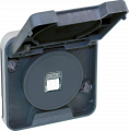 Oxxo prise rj45 cat 6 compos gris ip55