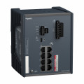 Modicon switch adm - 8 ports gigabit cuivre - alim. par ethernet - temp étendue