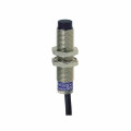 Detecteur inductif cylindriq m12 12 24v dc npn no 3fils non noyable cable 5m