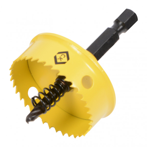Scie cloche hss cobalt pour tôles d'acier, 22 mm