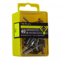 40 rivets en aluminium 4,8 x 12  mm