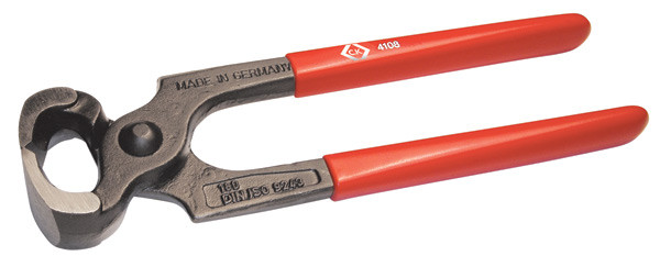 Tenailles robuste gainée pvc rouge 200 mm