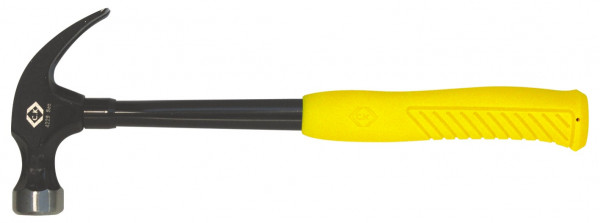 Marteau arrache-clous, manche gainé caoutchouc 459 g (poids total)