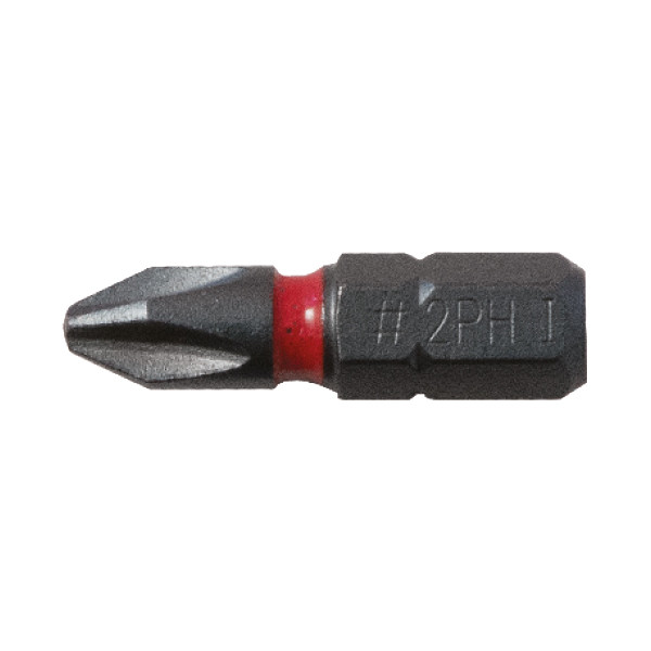 Embout de vissage impact blue steel 25 mm - ph2